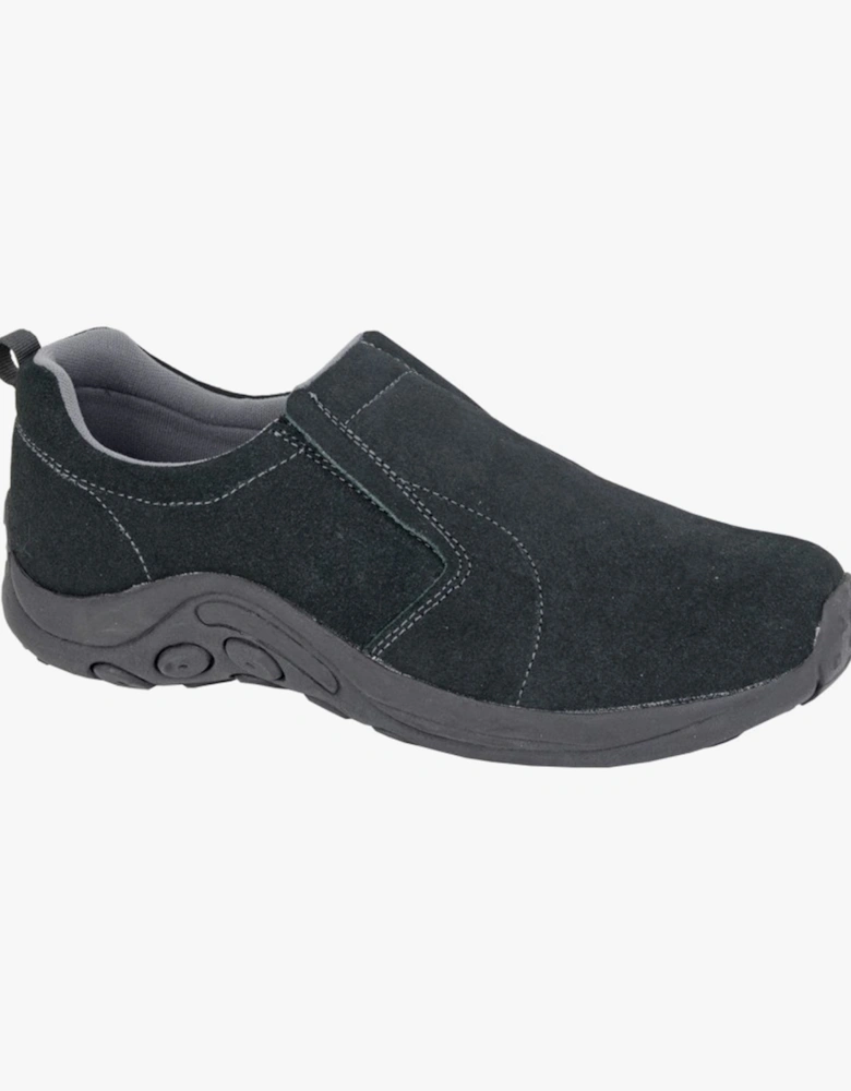 RYNO Mens Twin Gusset Jungle Casual Grey Real Suede