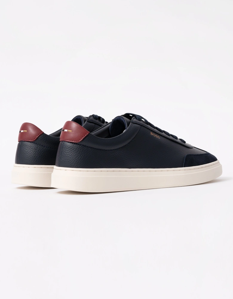 BOSS Orange Kieran_Tenn_sdgral Mens Trainers - Dark Blue 406