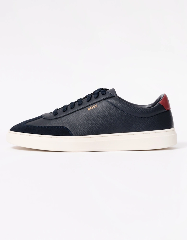 BOSS Orange Kieran_Tenn_sdgral Mens Trainers - Dark Blue 406