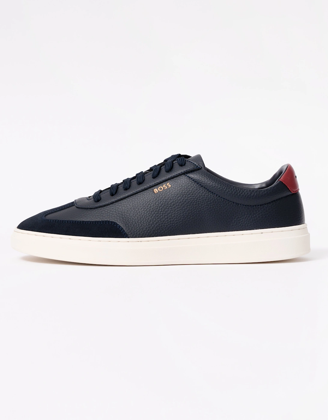 BOSS Orange Kieran_Tenn_sdgral Mens Trainers - Dark Blue 406
