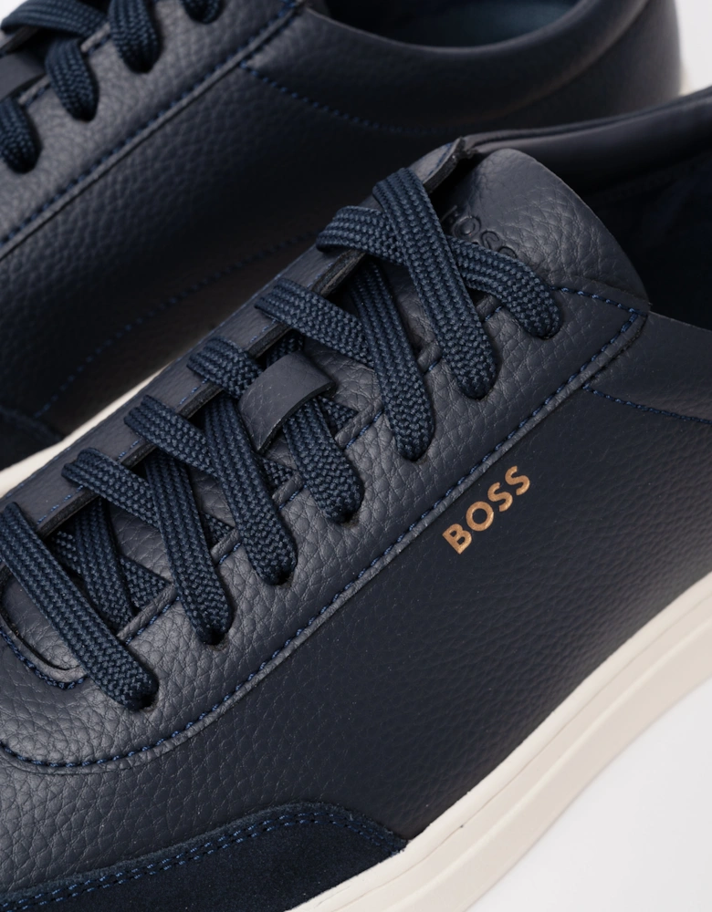 BOSS Orange Kieran_Tenn_sdgral Mens Trainers - Dark Blue 406