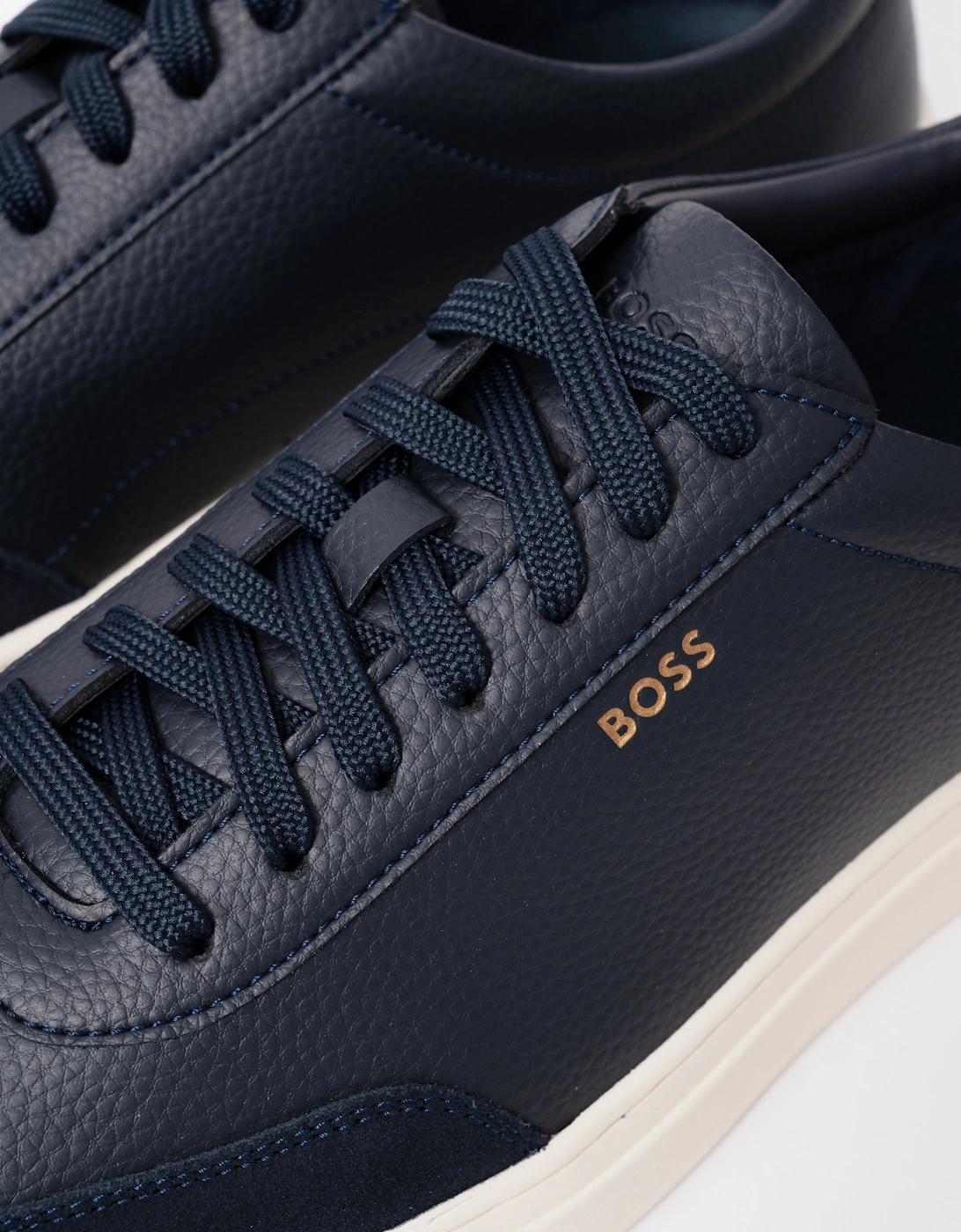 BOSS Orange Kieran_Tenn_sdgral Mens Trainers - Dark Blue 406