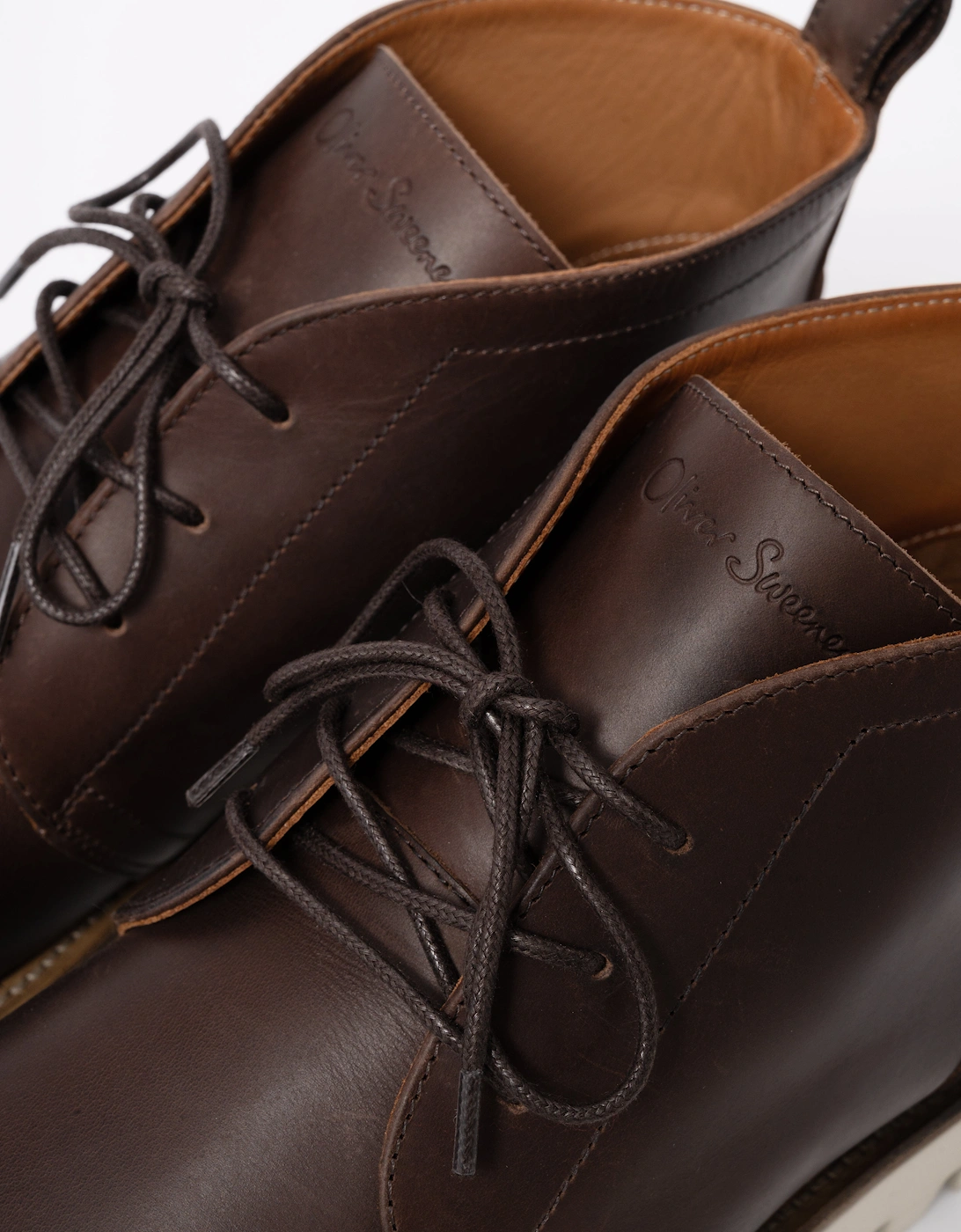 Fatima Mens Chukka Boots - Dark Brown