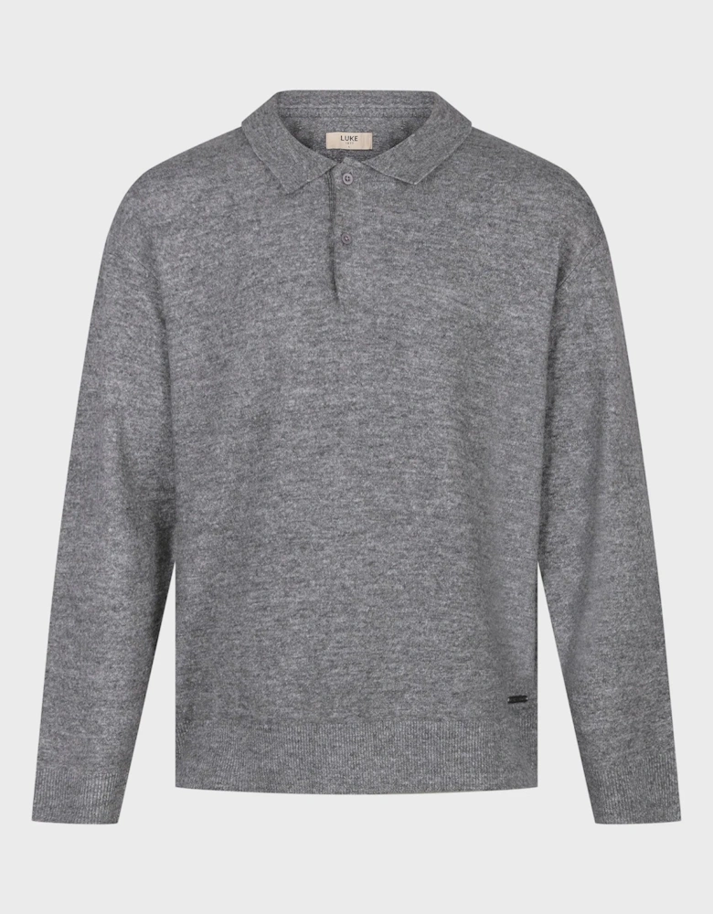 Kingsbridge Long Sleeve Polo Shirt - Mid Mrl Grey
