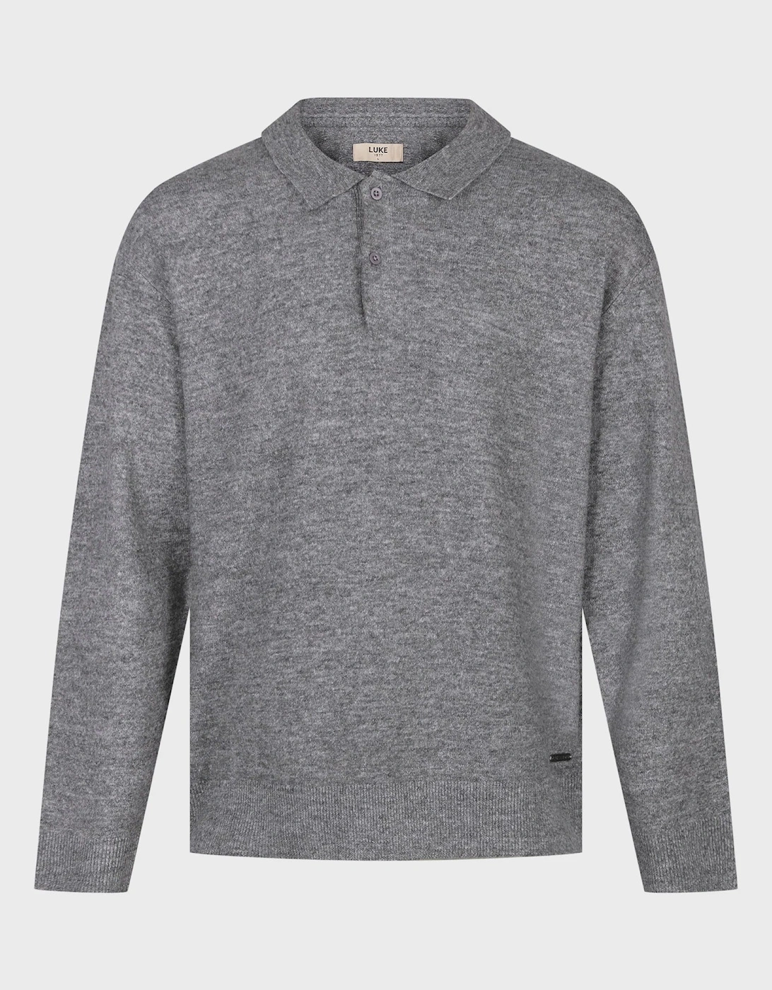 Kingsbridge Long Sleeve Polo Shirt - Mid Mrl Grey, 8 of 7