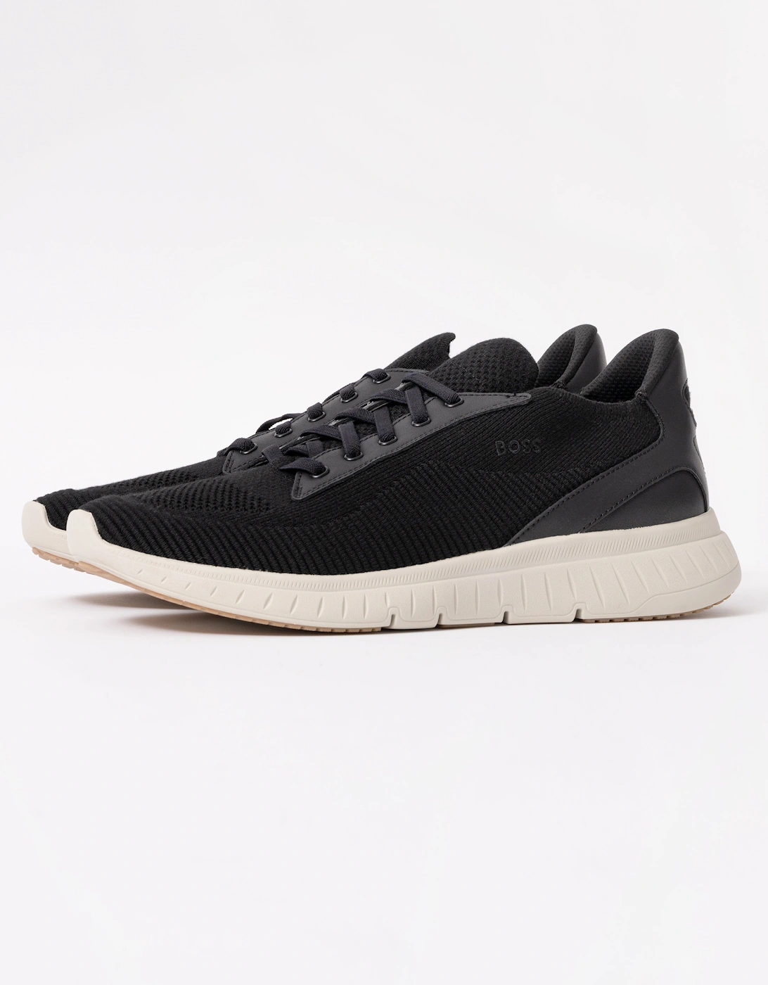 BOSS Orange Titanis_Slon_knwal Mens Trainers - Black 001, 6 of 5