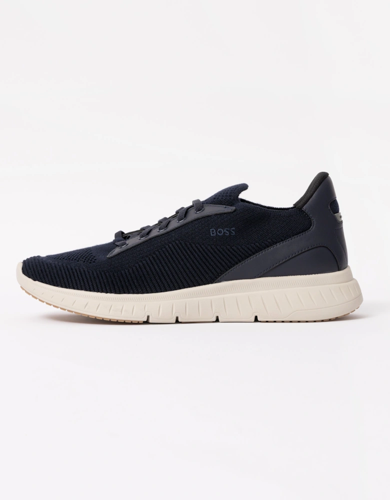 BOSS Orange Titanis_Slon_knwal Mens Trainers - Dark Blue 401