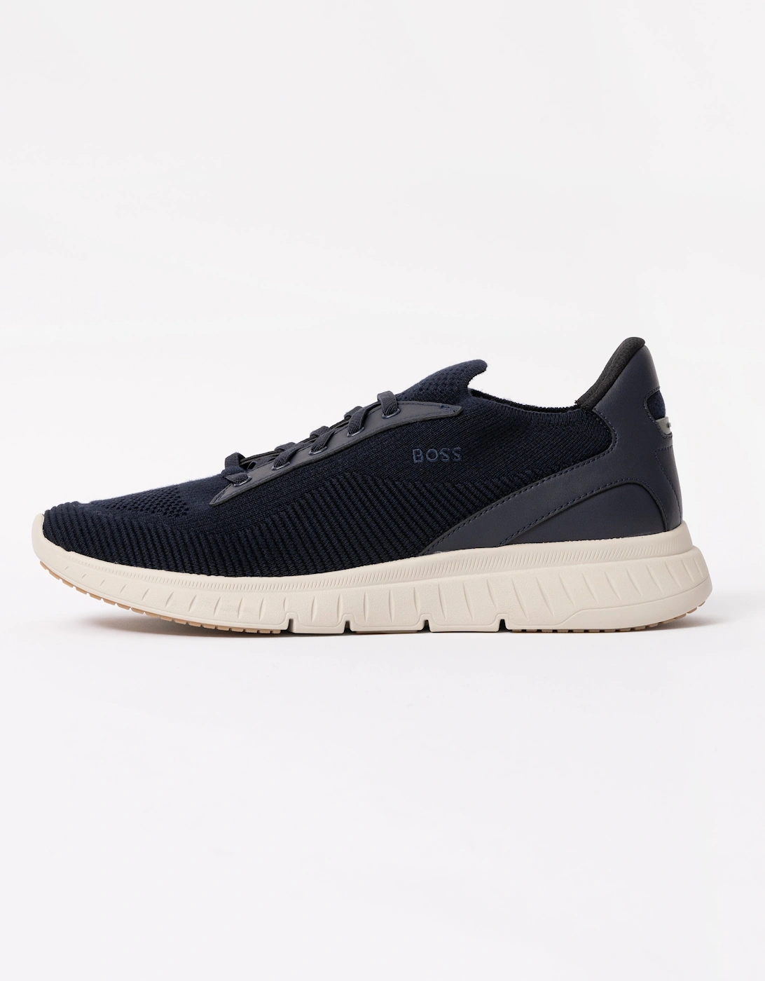 BOSS Orange Titanis_Slon_knwal Mens Trainers - Dark Blue 401