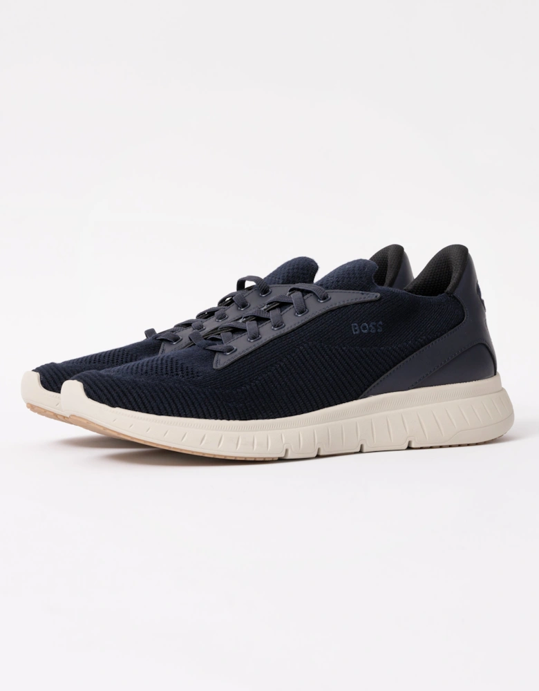 BOSS Orange Titanis_Slon_knwal Mens Trainers - Dark Blue 401