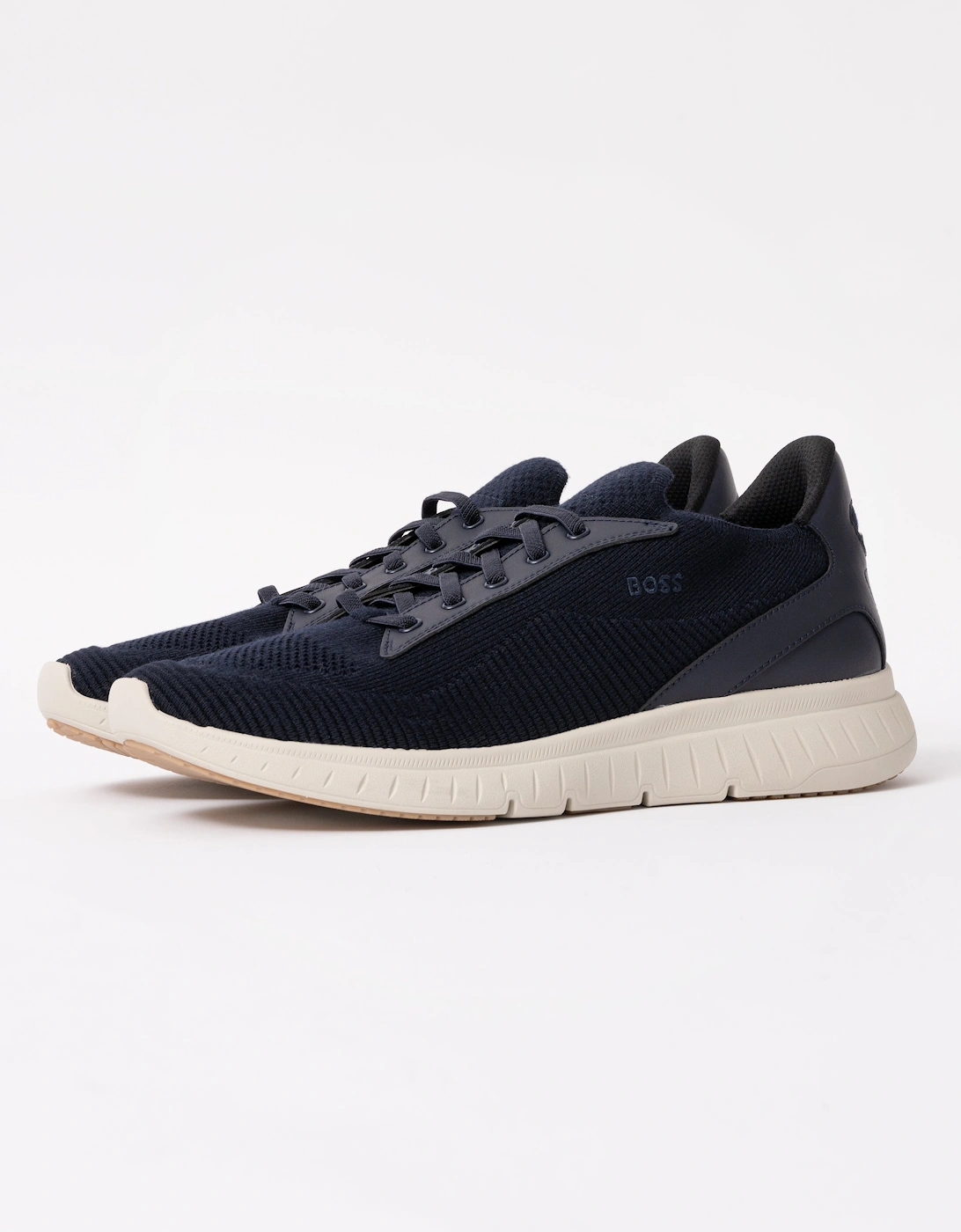 BOSS Orange Titanis_Slon_knwal Mens Trainers - Dark Blue 401, 6 of 5