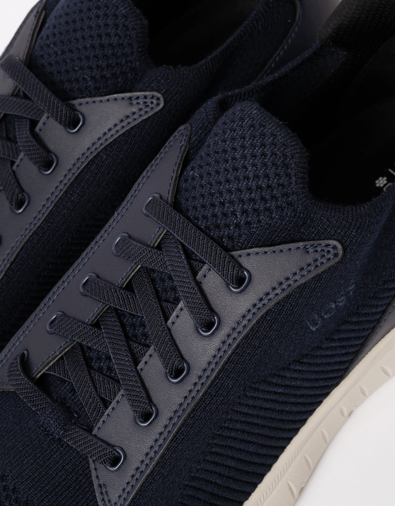 BOSS Orange Titanis_Slon_knwal Mens Trainers - Dark Blue 401