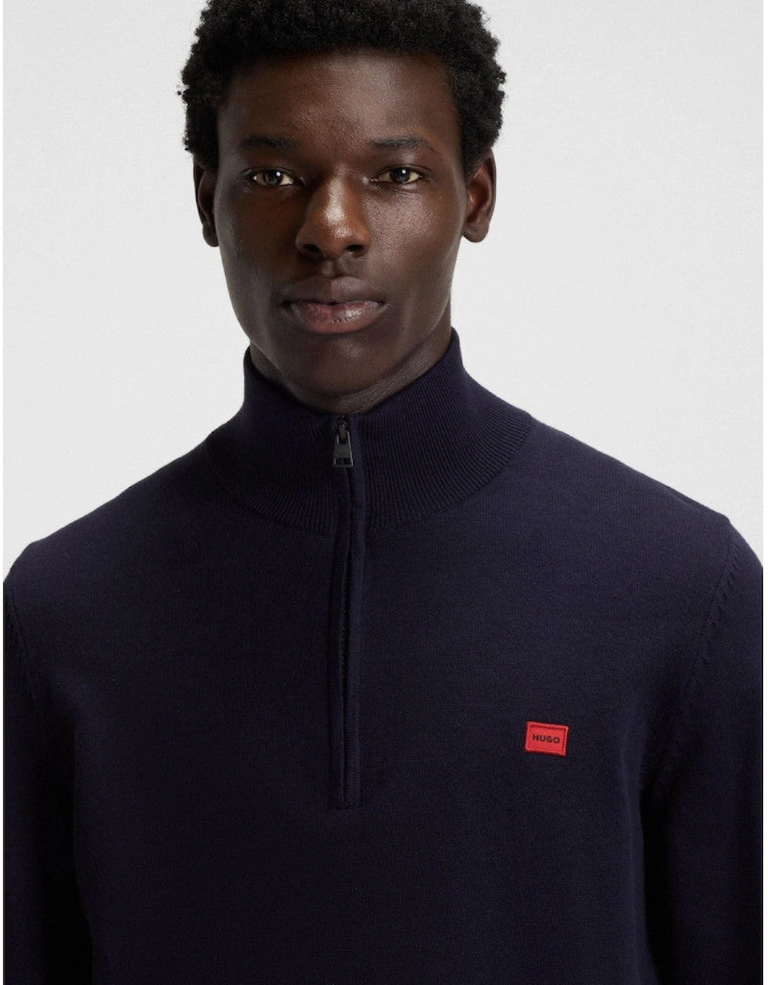 HUGO San Quintus_C Sweater A1-25 418 Navy