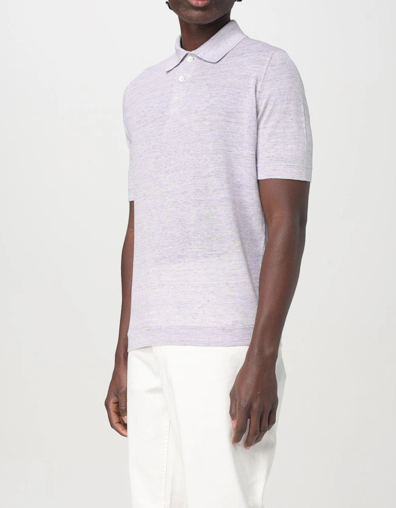 Lightweight Linen Silk Polo Shirt