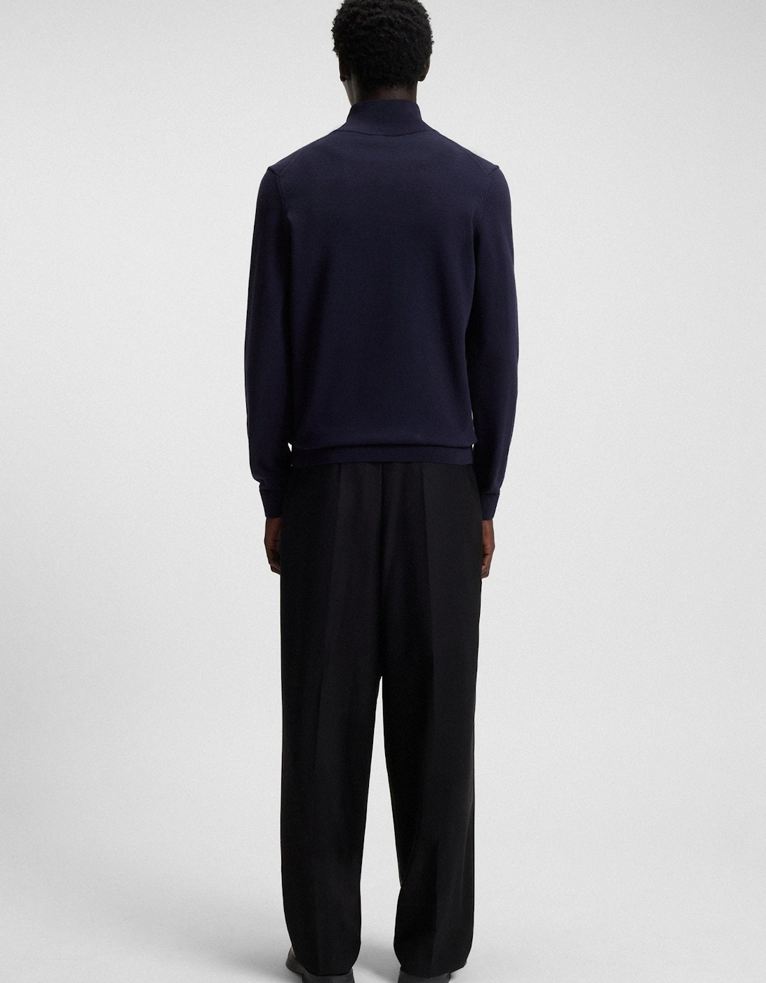 HUGO San Quintus_C Sweater A1-25 418 Navy