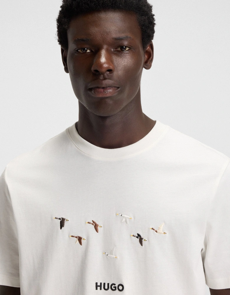HUGO Dugolini T-Shirt 102 Natural