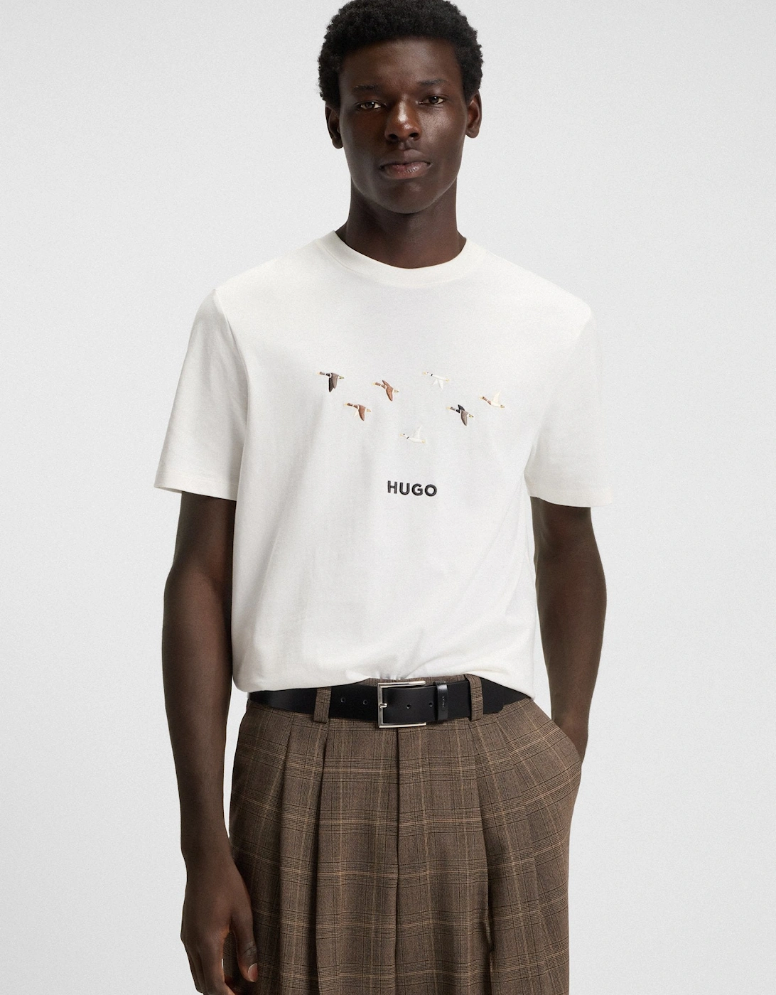 HUGO Dugolini T-Shirt 102 Natural