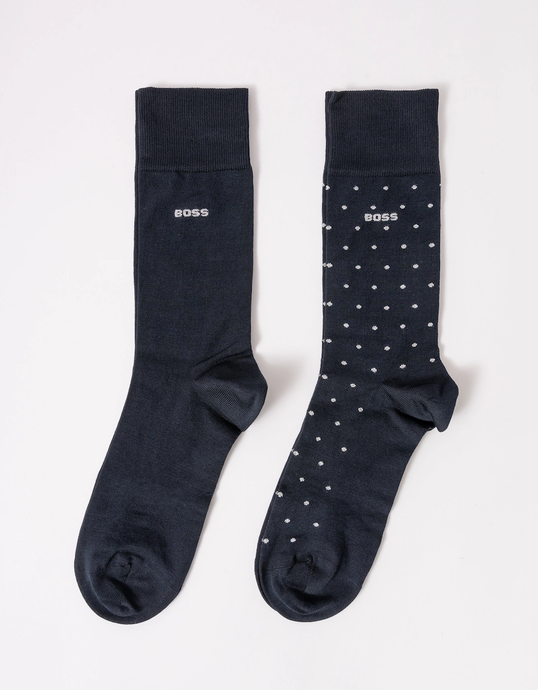 BOSS Orange 2-Pack Mens Socks Gift Set - Dark Blue 403