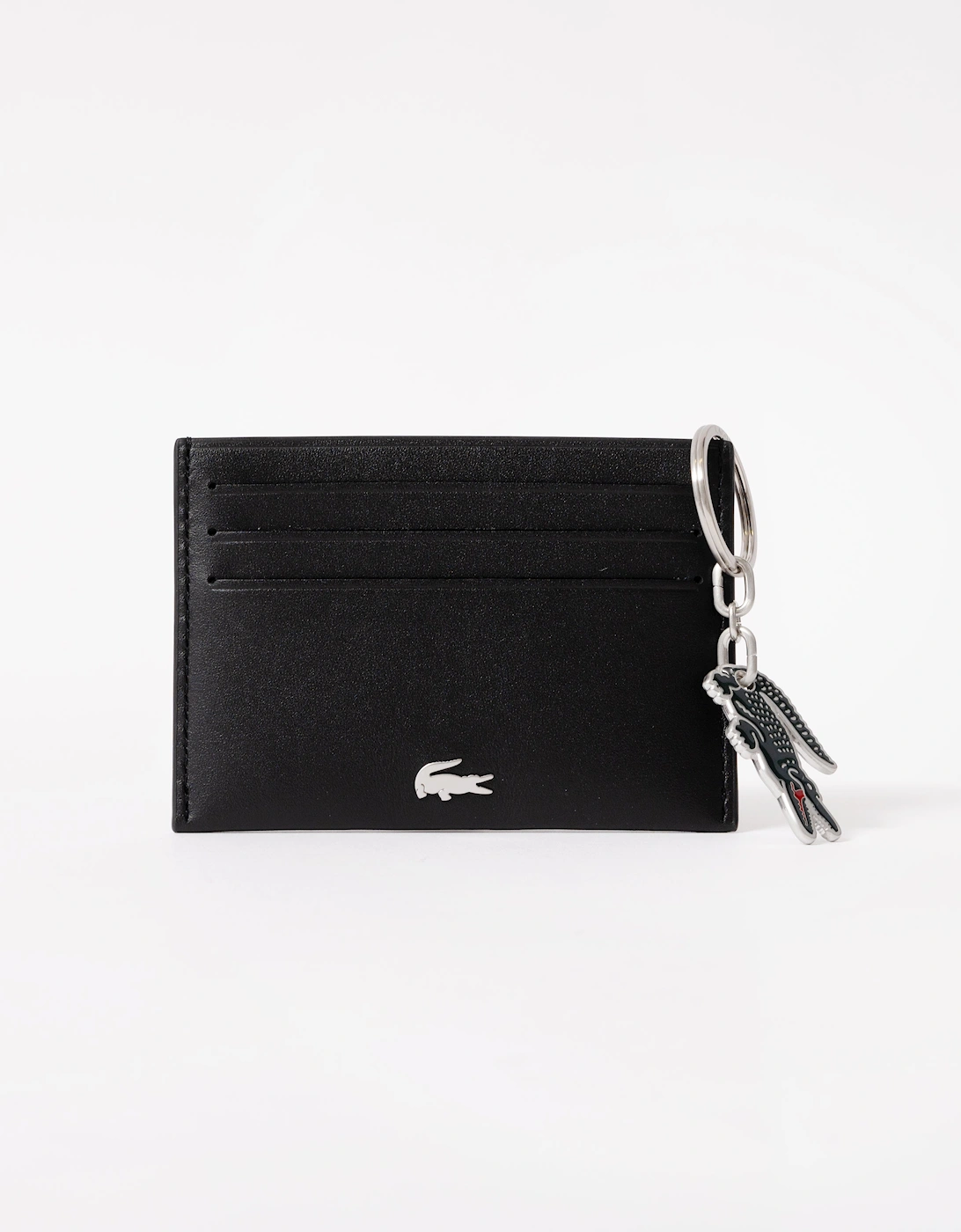 Credit Card Holder And Key Ring Gift Box - Noir KR Croc Sinope R66