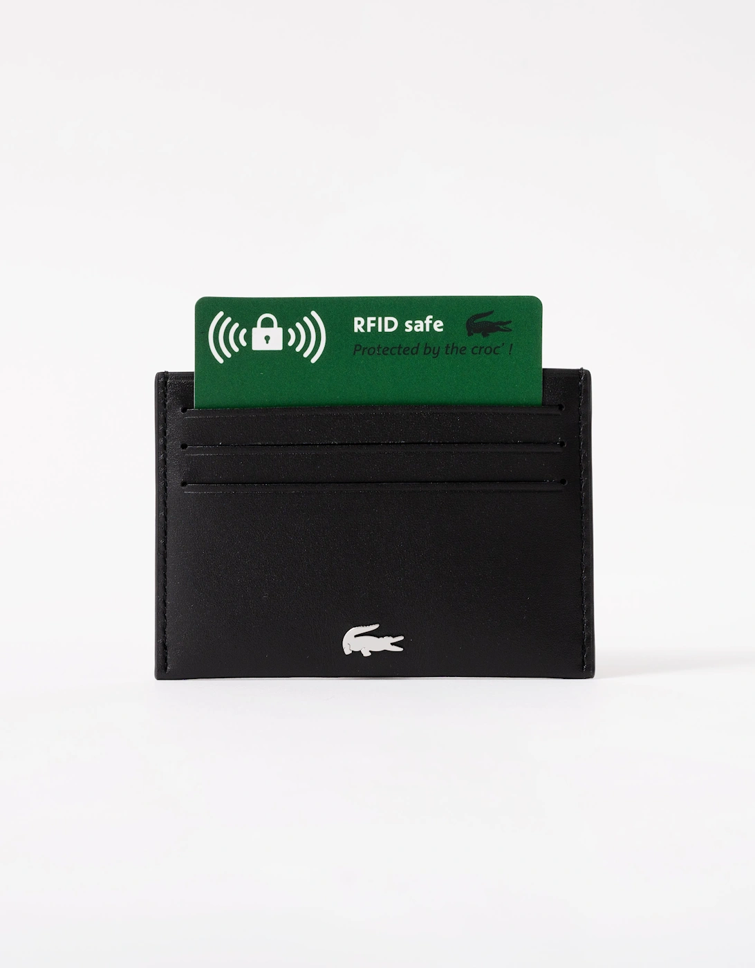Credit Card Holder And Key Ring Gift Box - Noir KR Croc Sinope R66
