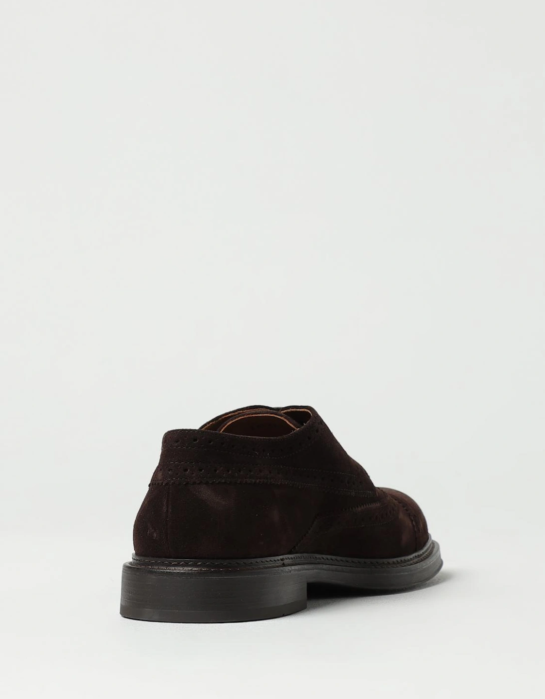 Suede Leather Brogue Oxfords