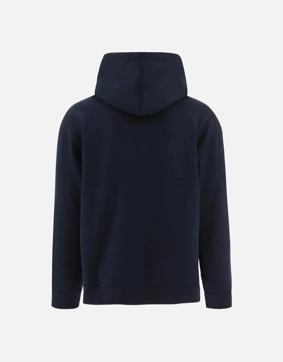 Embroidered VLTN Hoodie in Marine Blue