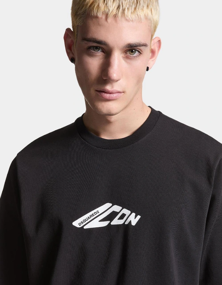 Icon New Generation Loose Fit T-Shirt in Black