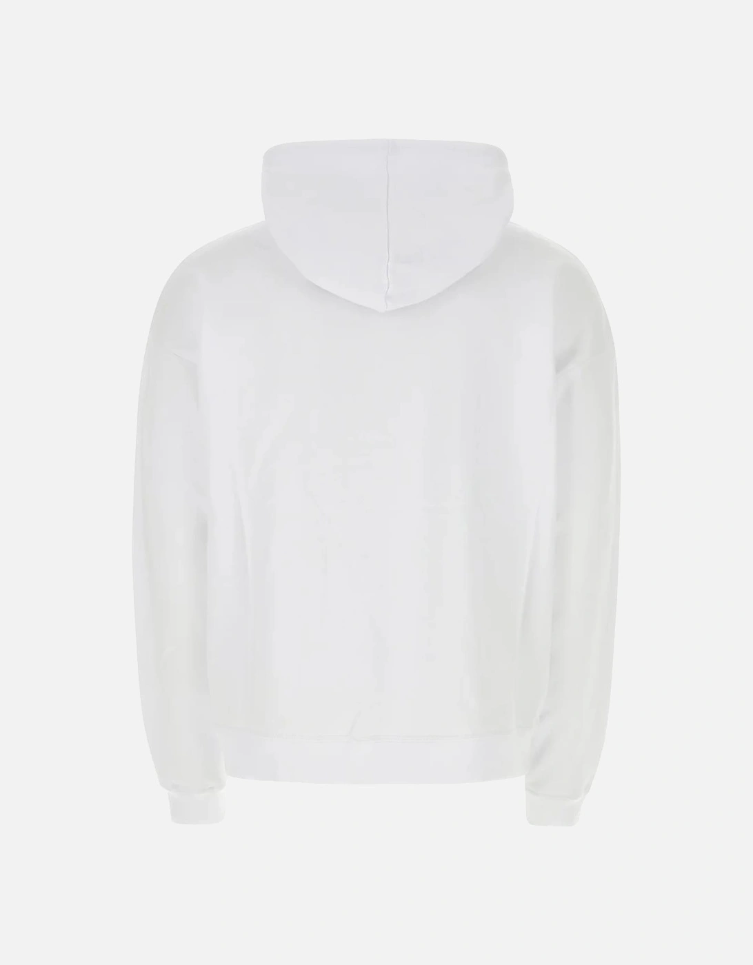 Medium Icon Print Hoodie in White