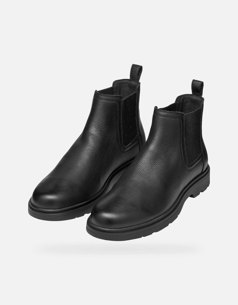 Spherica EC1 C Tumble Leather Men's Black Boots