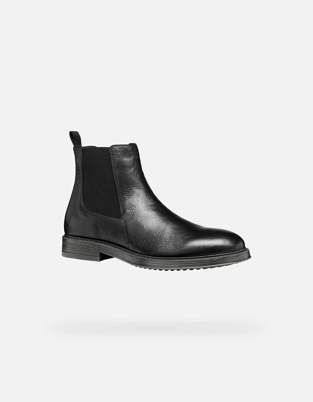 Geox Men's Black Henreys Leather Boots - : 10 Size 10