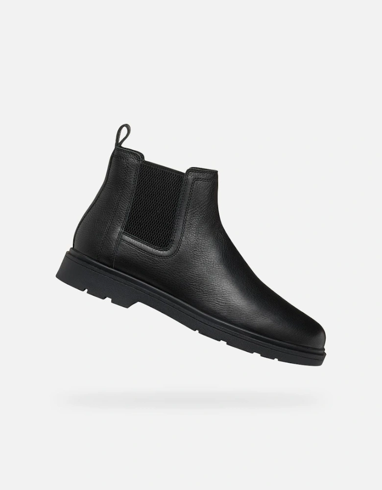 Spherica EC1 C Tumble Leather Men's Black Boots