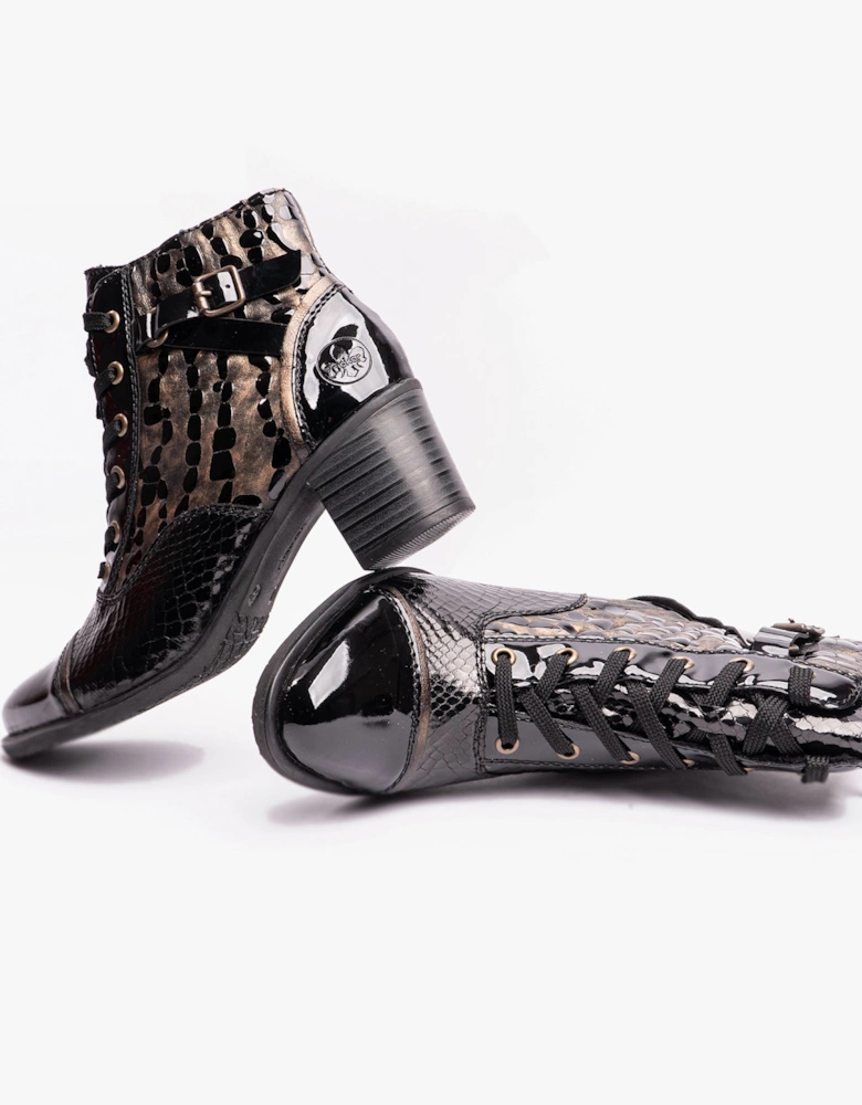 Y2032-00 Womens Boots Black