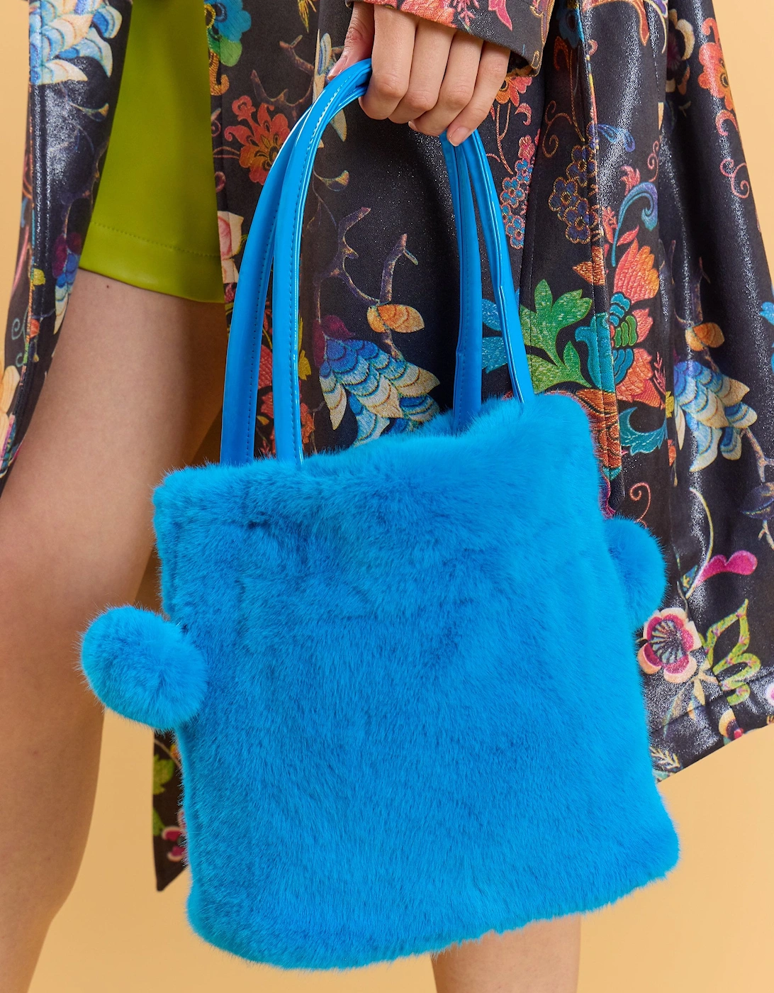 Blue Faux Fur Bag, 3 of 2