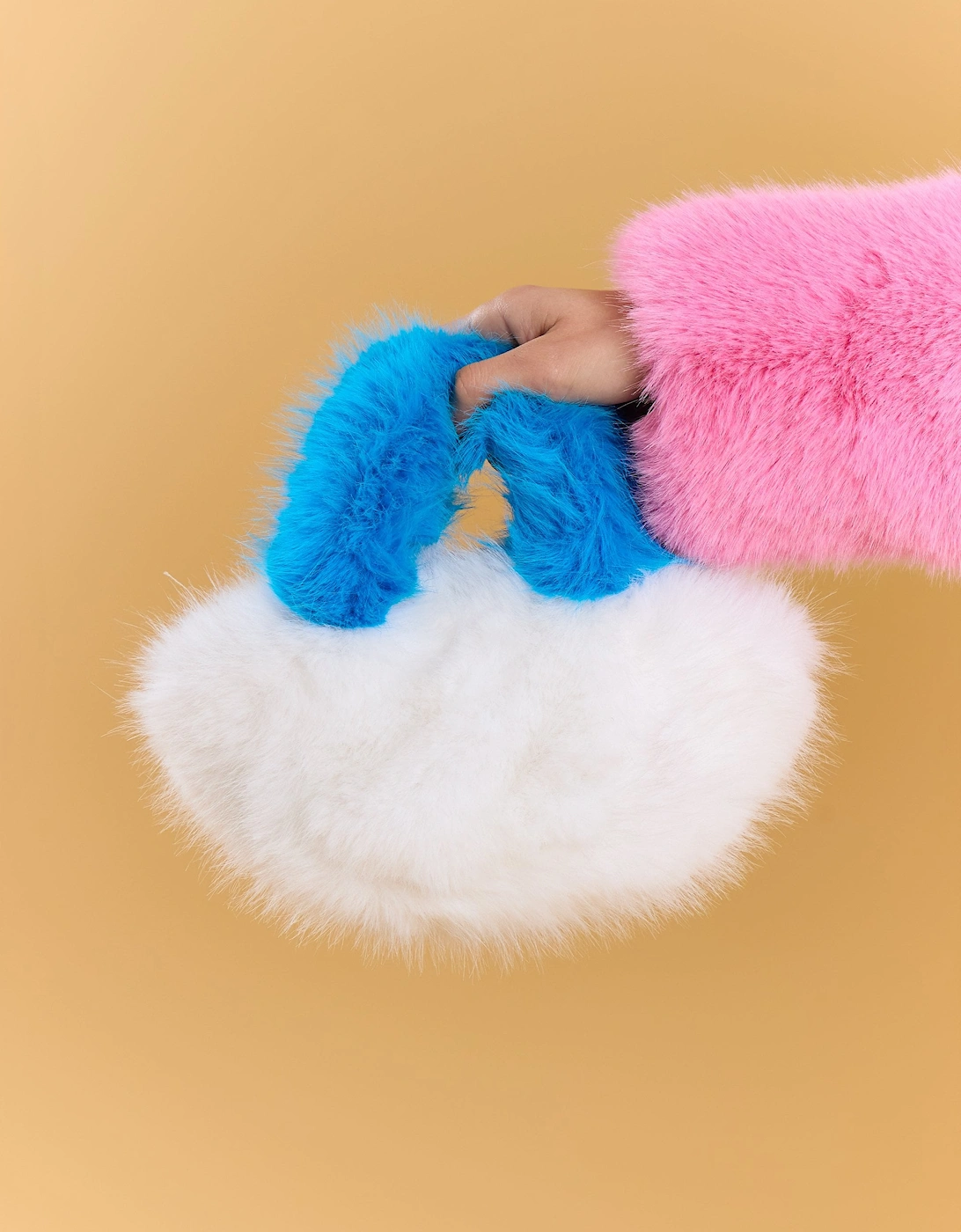 Bamboo Faux Fur Bag
