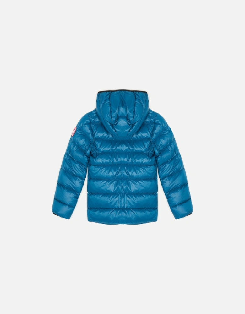 Kids Crofton Hooded Jacket Blue