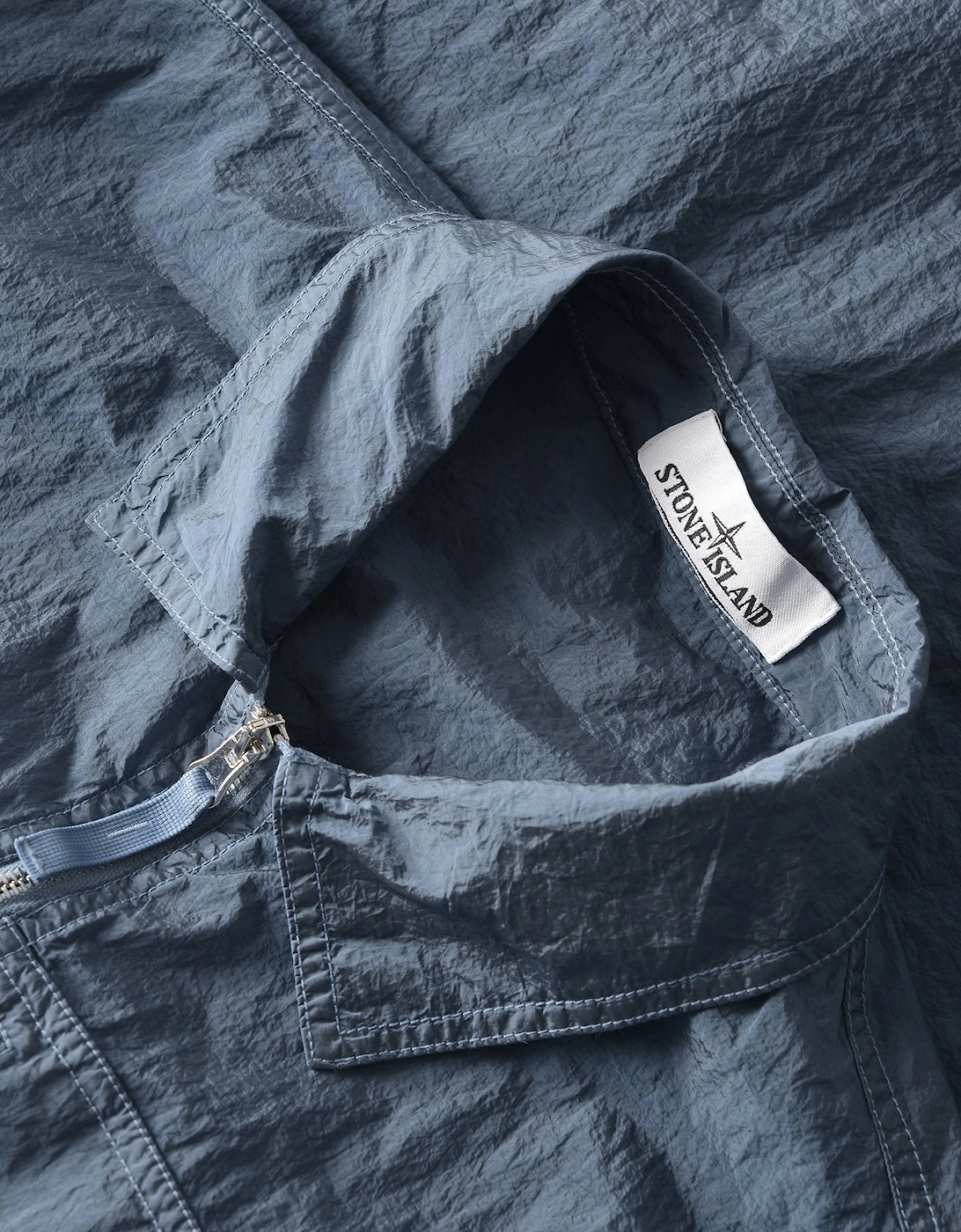 S0019 Pocket Overshirt Blue