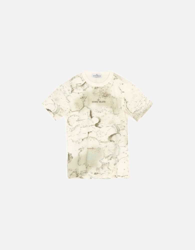 Kids S0254 Camo T-Shirt Cream