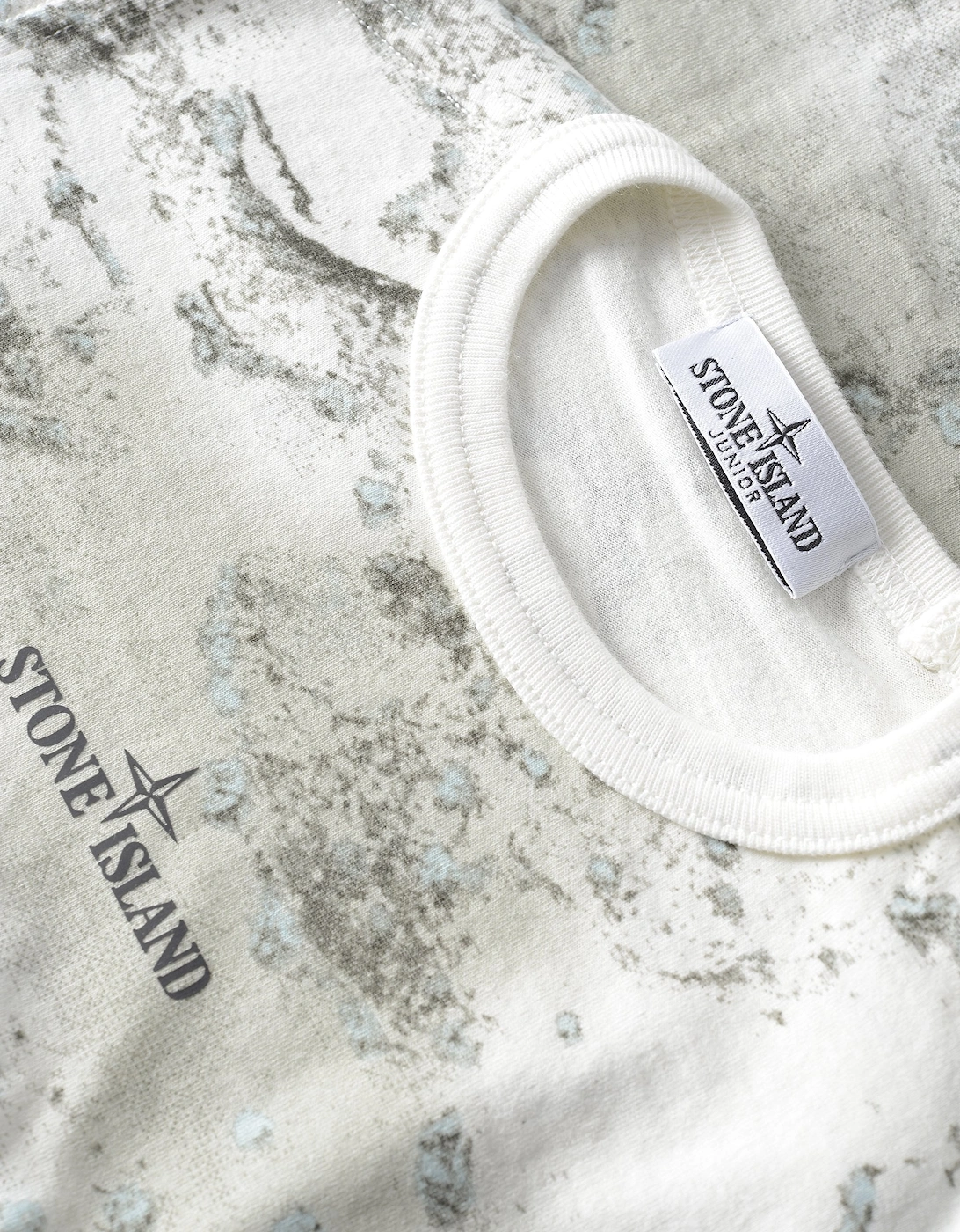 Kids S0254 Camo T-Shirt Cream