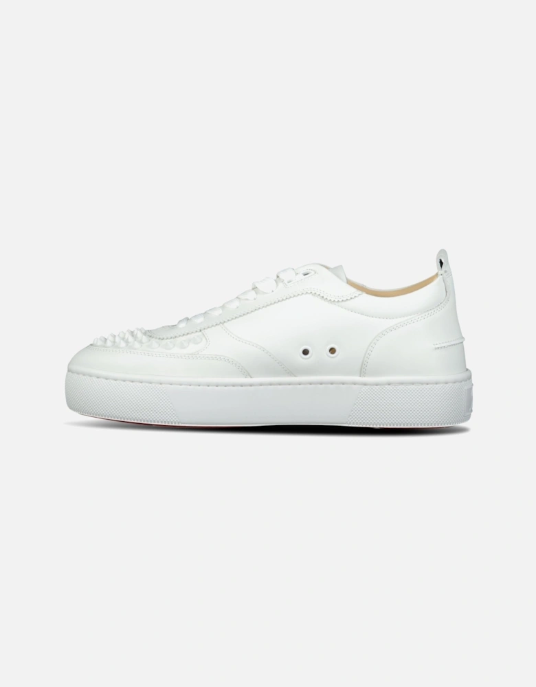 Happy Rui Leather Low Top Trainers White