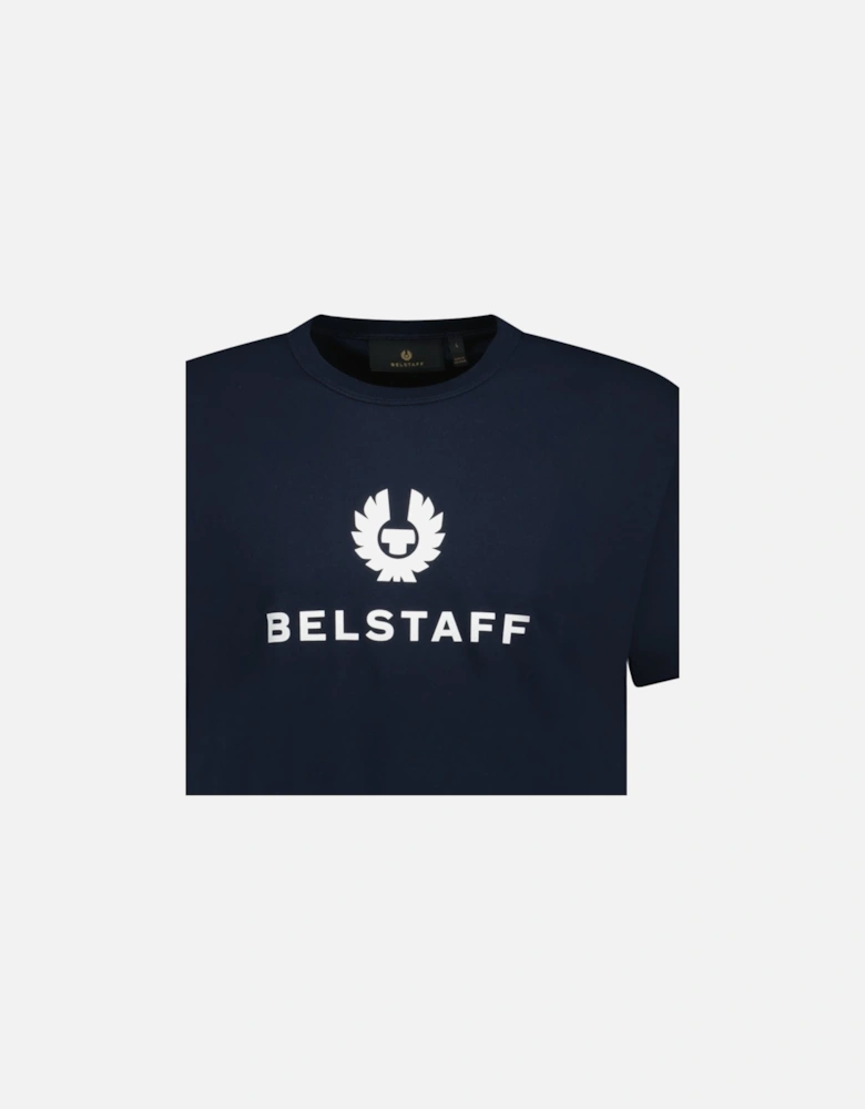 Signature Short Sleeve Logo T-Shirt Navy