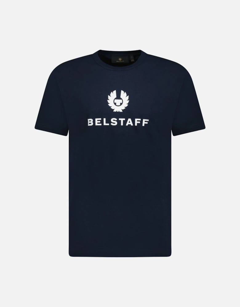 Signature Short Sleeve Logo T-Shirt Navy