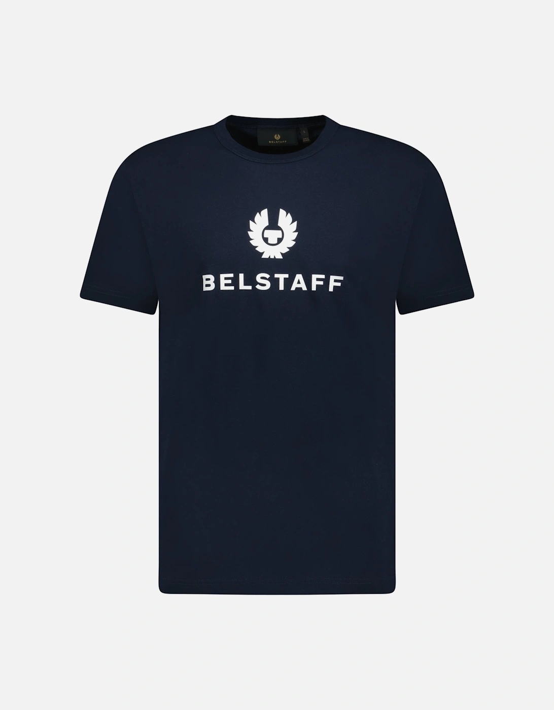 Signature Short Sleeve Logo T-Shirt Navy, 3 of 2