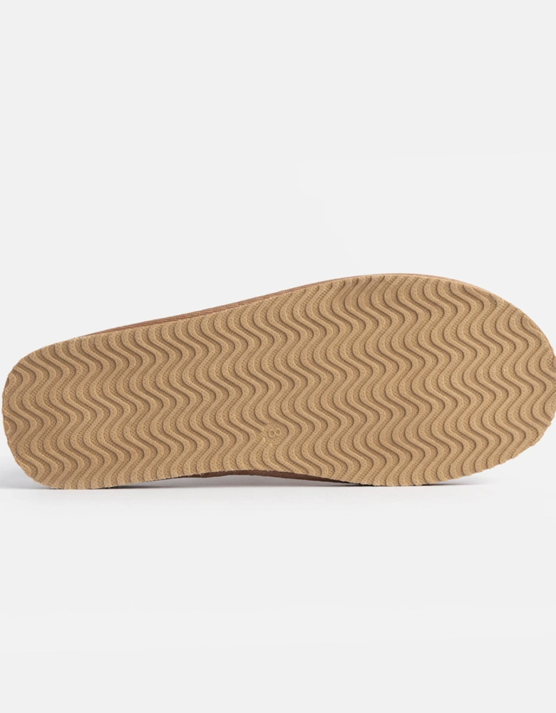 Jo & Joe KINROSS Mens Mule Slippers Chestnut