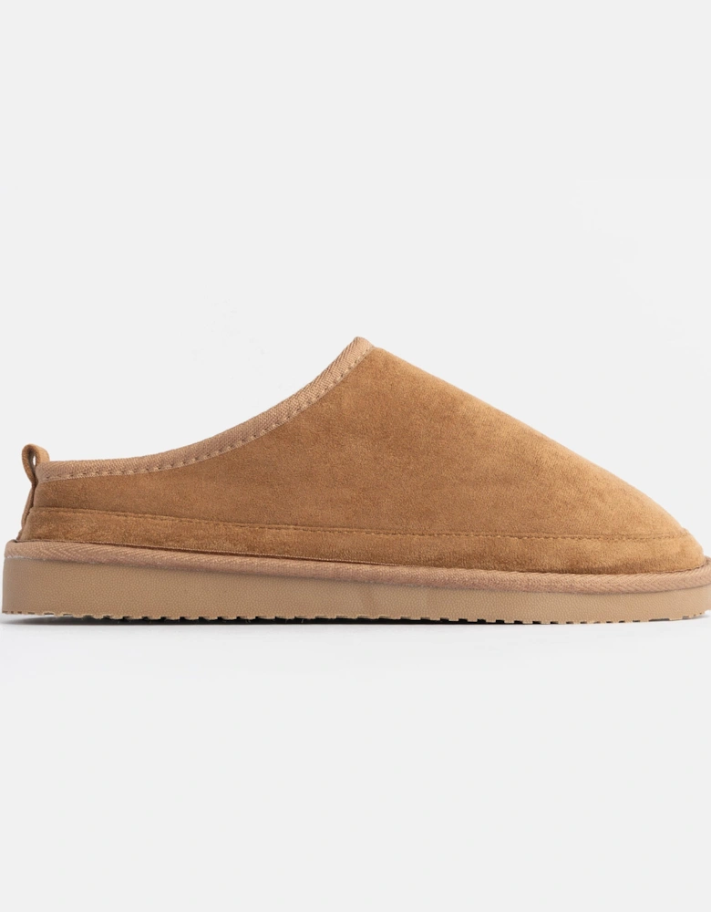 Jo & Joe KINROSS Mens Mule Slippers Chestnut