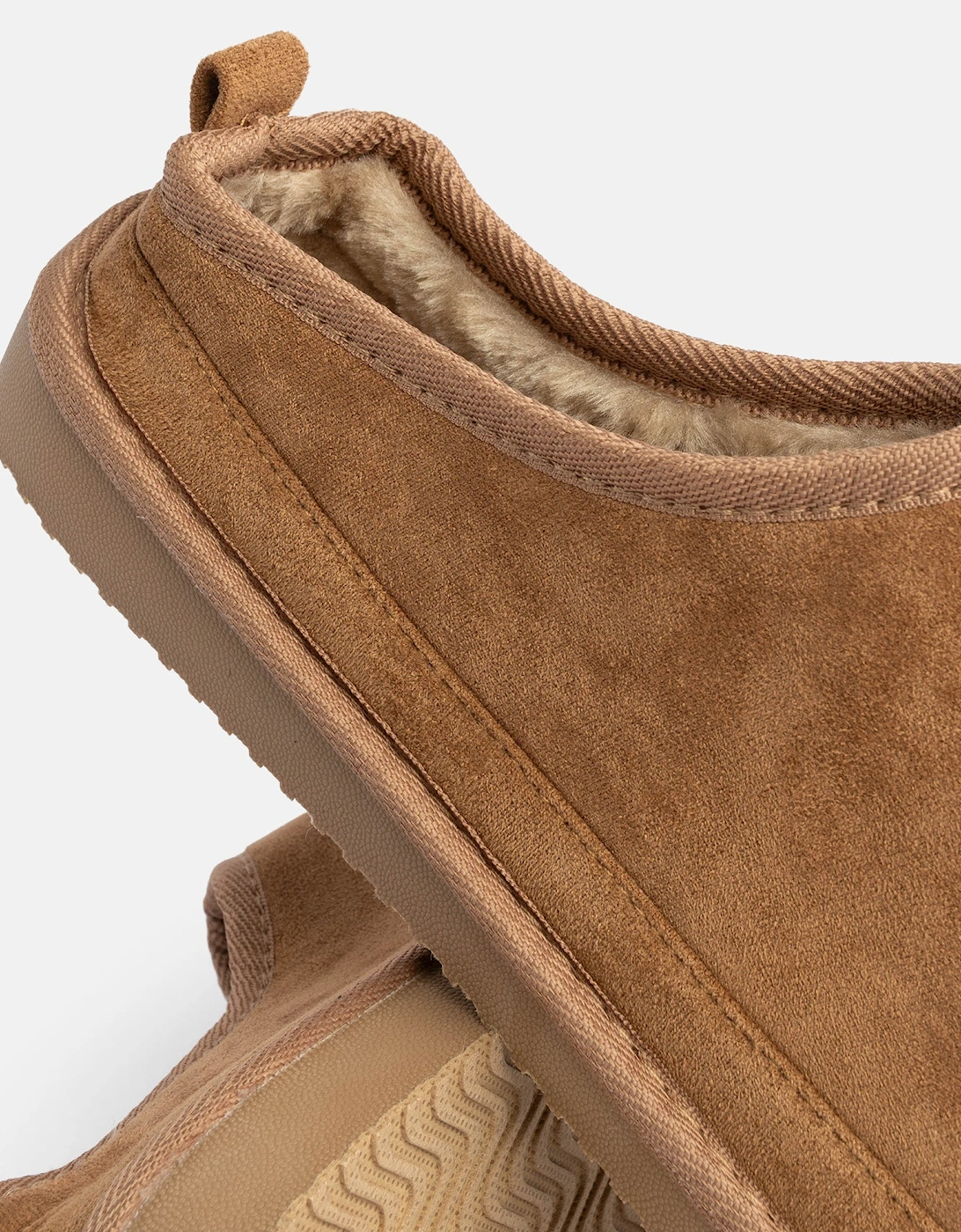 Jo & Joe KINROSS Mens Mule Slippers Chestnut