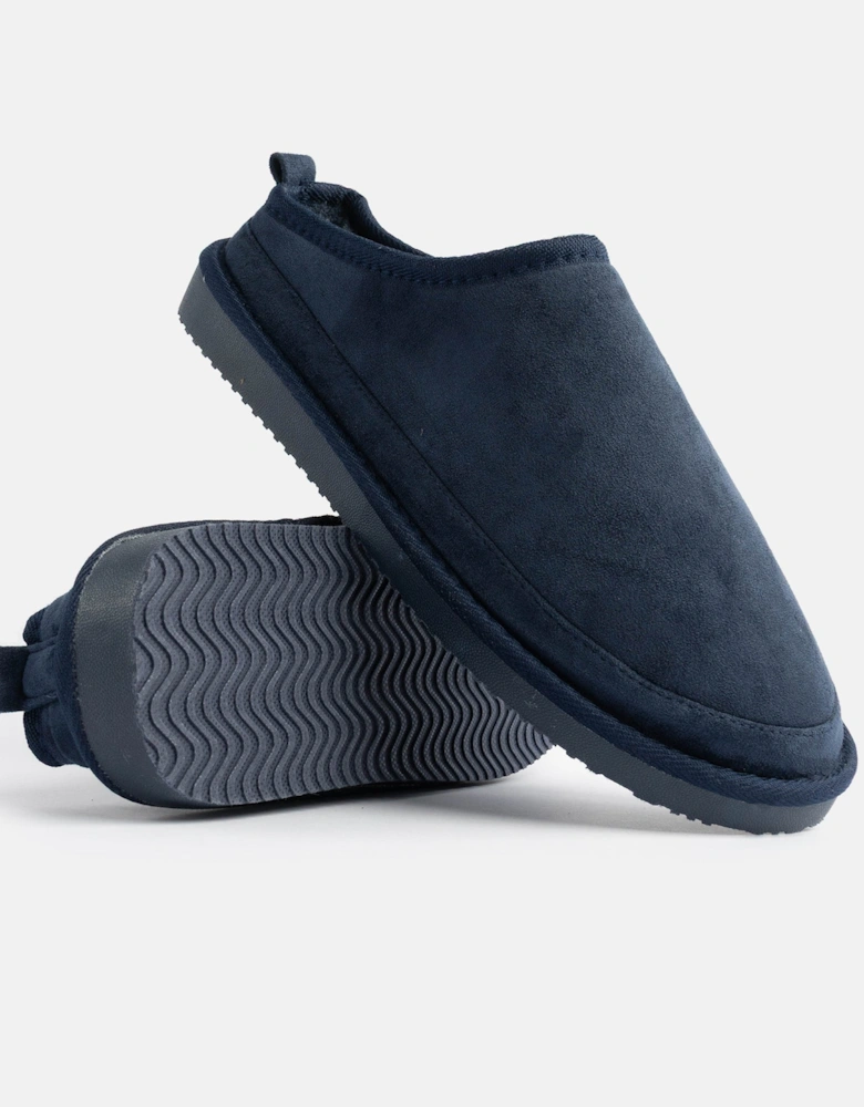 Jo & Joe KINROSS Mens Mule Slippers Navy