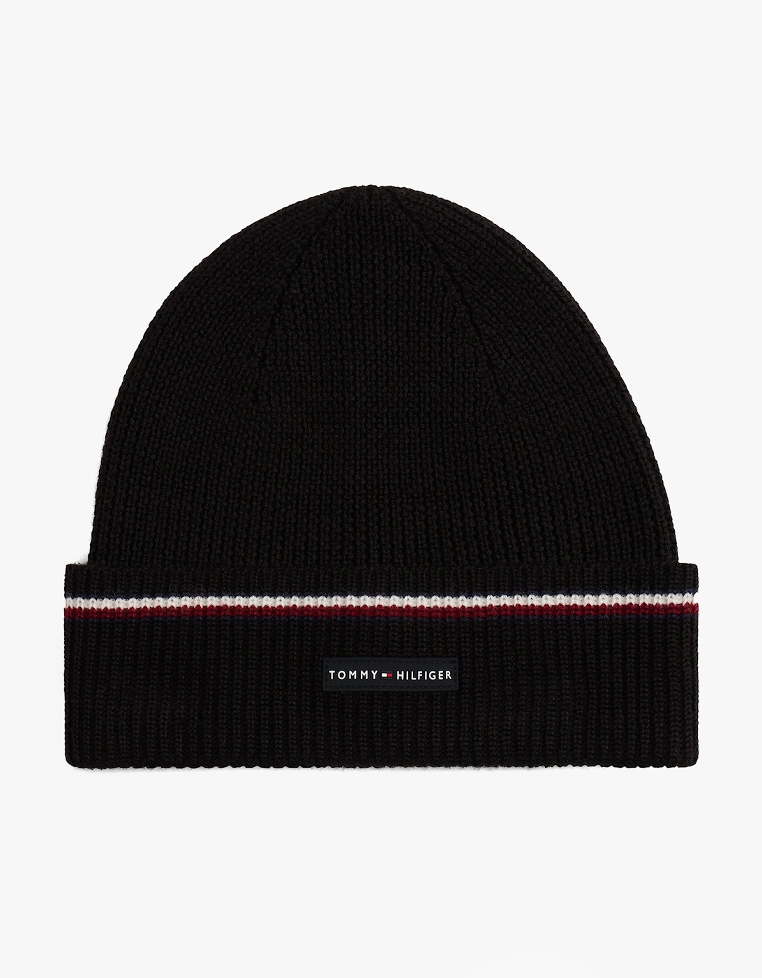 Signature Tape Mens Wool Beanie Black, 5 of 4