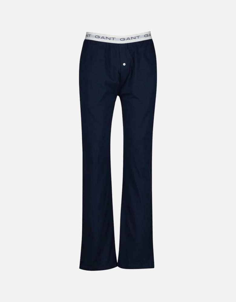 Contrast Waistband Jersey Pyjama Bottoms, Navy