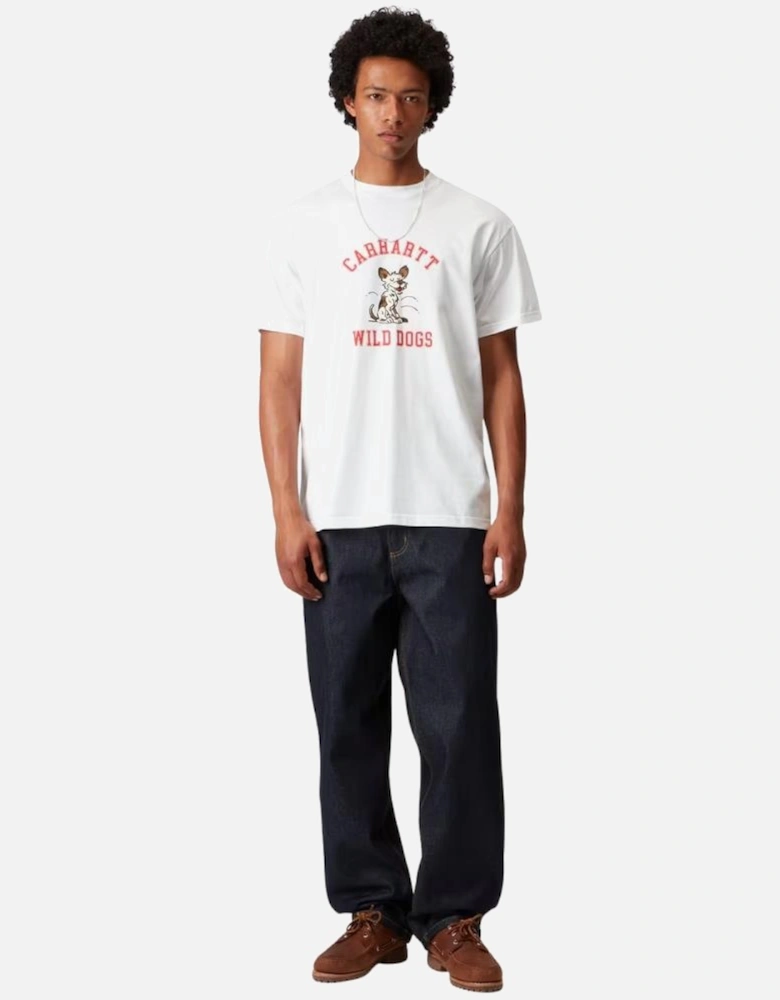 S/S Wild Dog Cotton T-Shirt - White