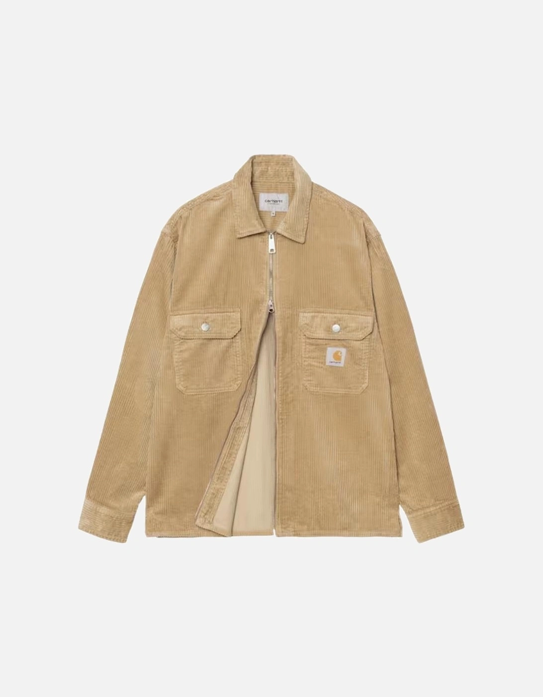 Reynold Shirt Jac Cotton Corduroy - Leather Rinsed