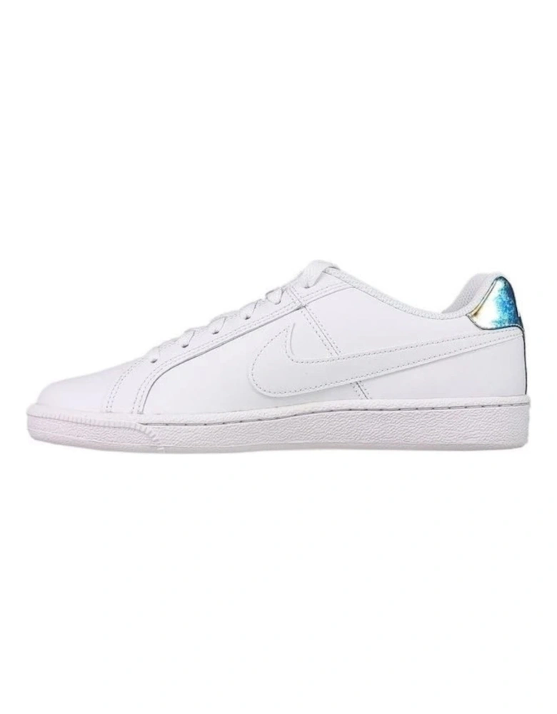 Court Royale Silver Heel White Sneakers
